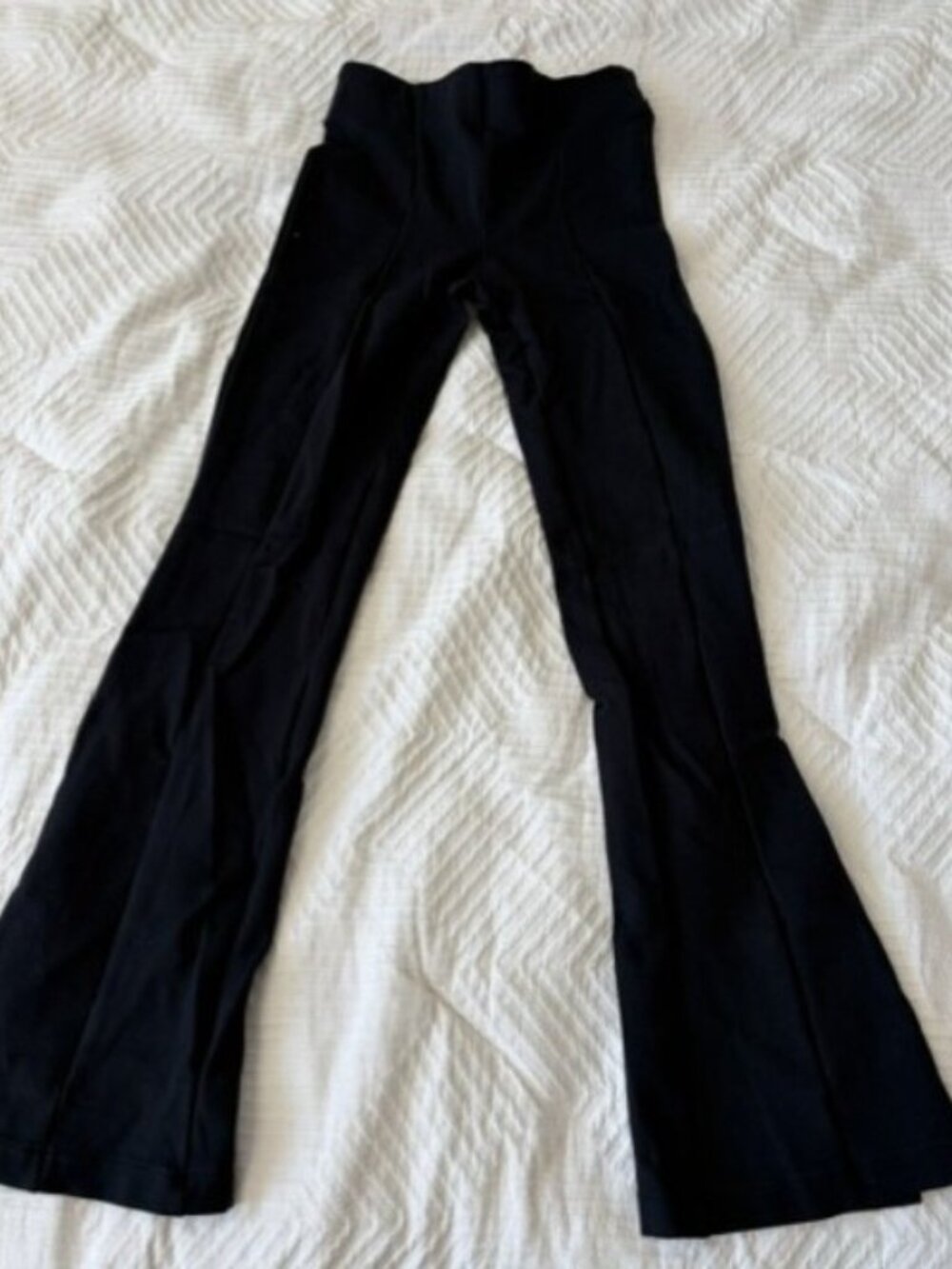 Abercrombie & Fitch Black Flare Leg Pants | High Waist | Yoga / Lounge | Size XS